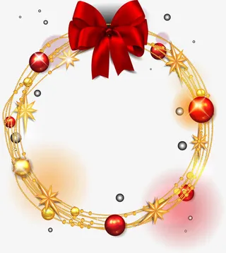 精美圣诞节日元素免抠