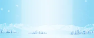 淡蓝色山脉背景banner装饰高清