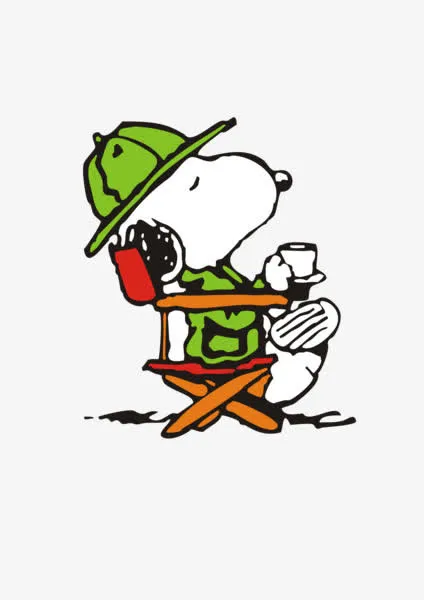 喝咖啡小狗免抠