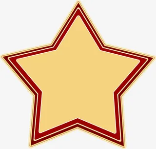 五角星活动促销立体设计免抠