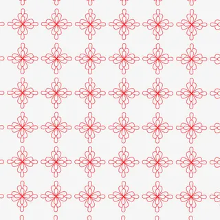 卡通春节红色花朵底纹免抠