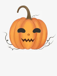 万圣节手绘南瓜免抠