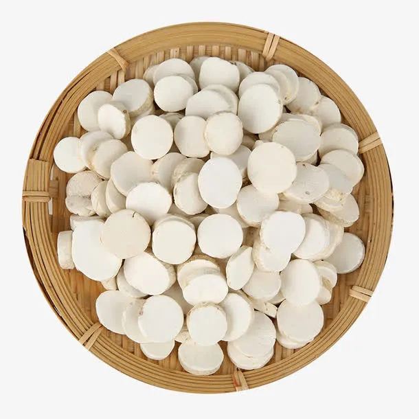 一盘片状山药干免抠