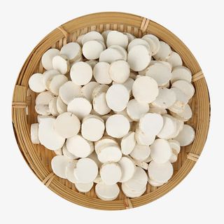 一盘片状山药干免抠