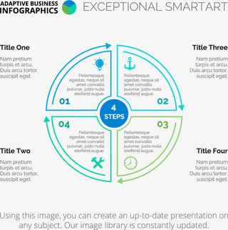 几何循环箭头免抠