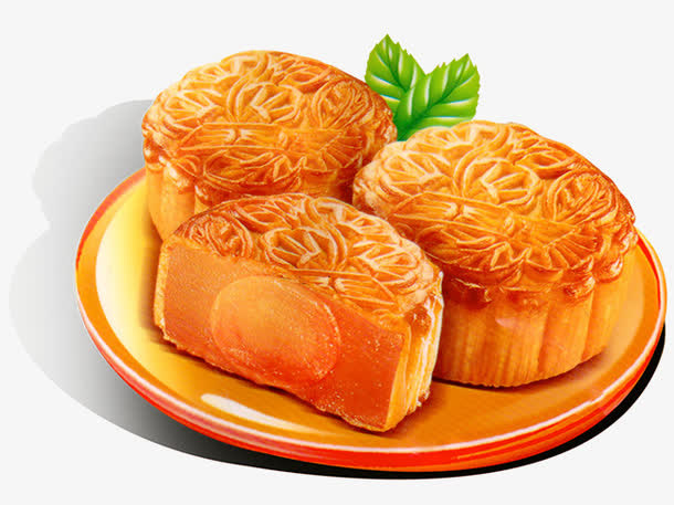 一盘月饼免抠