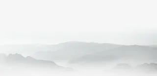水墨远山背景免抠