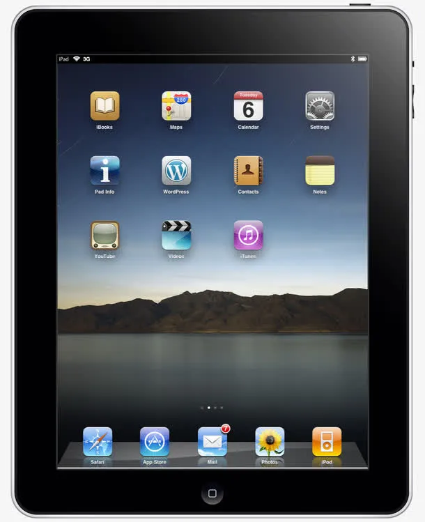 苹果 ipad2免抠