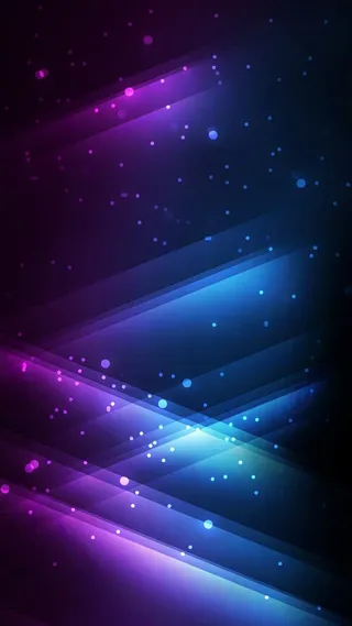 炫彩紫色蓝色光点H5背景高清