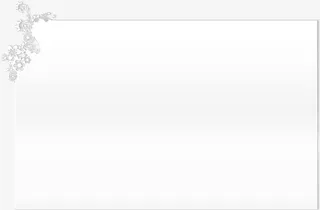 白色花边纸张免抠