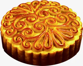 美味月饼白底素材免抠