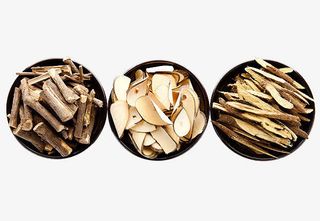 韩式草药的集合免抠