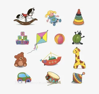 各种卡通图标素材免抠免抠