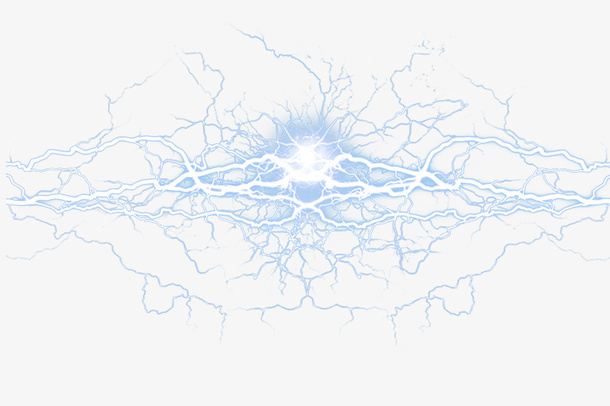 高清透明闪电海报背景