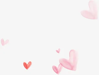 唯美浪漫爱心图形免抠