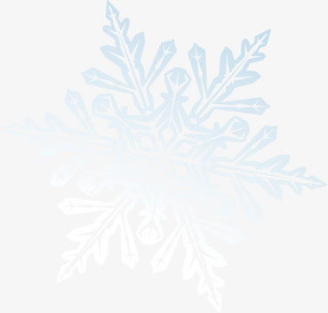 蓝色雪花双节狂欢图片免抠