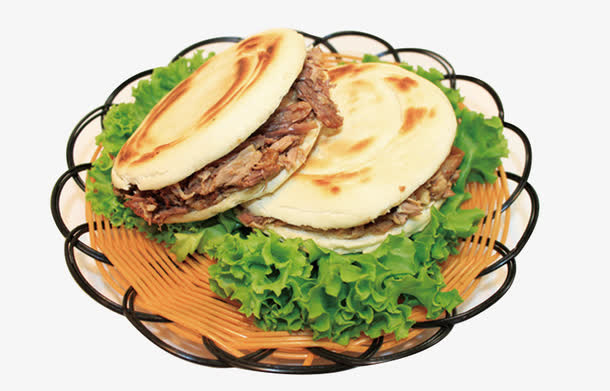 肉夹馍产品实物免抠素材免抠