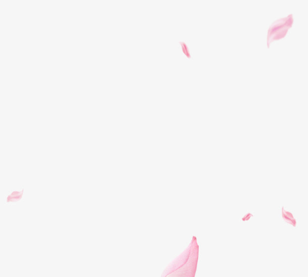 唯美花瓣飘落免抠漂浮花瓣元素