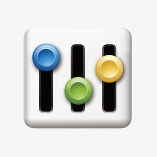 灰色音量调节免抠