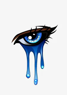 蓝色 眼神 犀利免抠