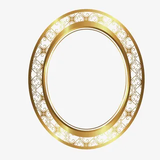 矢量图案素材金边金丝免抠