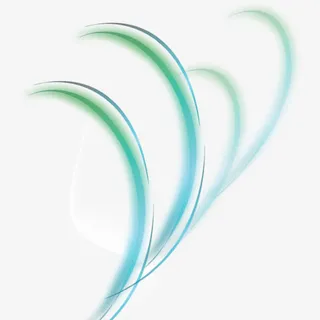 蓝绿色光条免抠