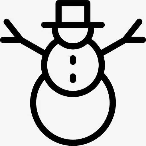 雪人图标免抠
