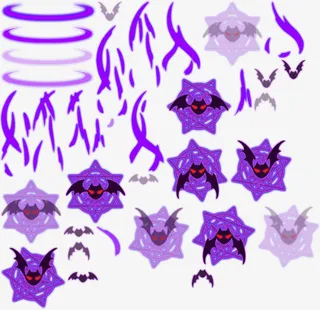 恶魔攻击特效免抠