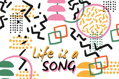 扁平简约几何背景高清