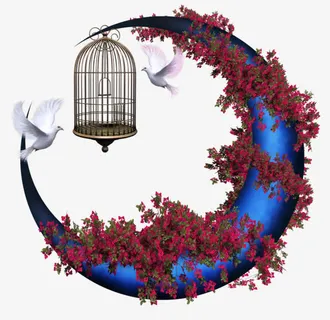卡通月亮 紫色月牙免抠 卡通月亮 紫色月牙免抠