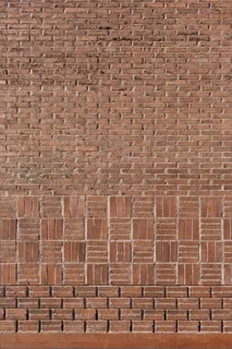 红色石砖花纹纹理免抠