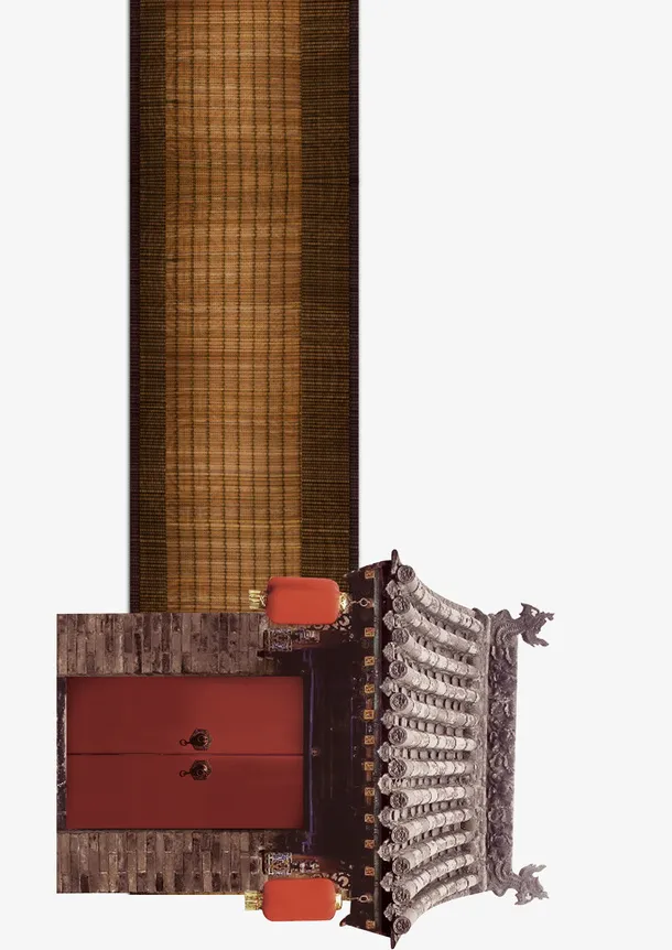 古风大门图案免抠