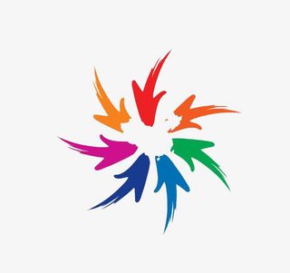 中国网民艺术节标志免抠