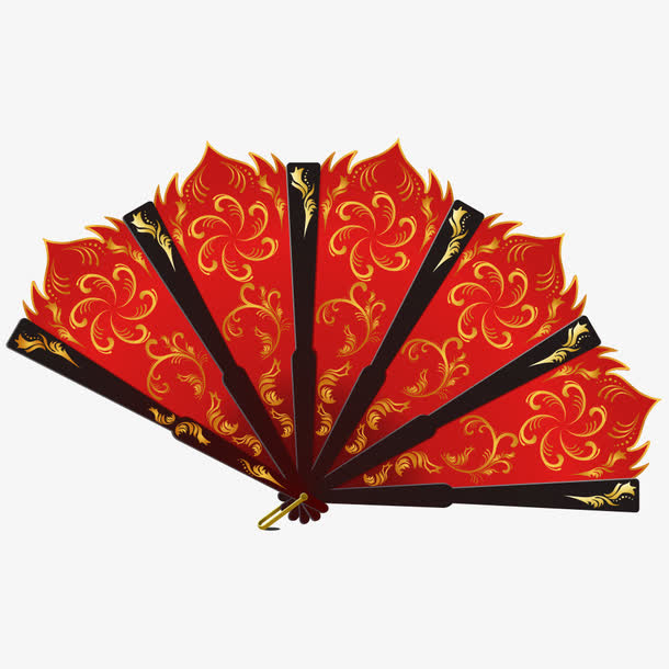 扇子免抠