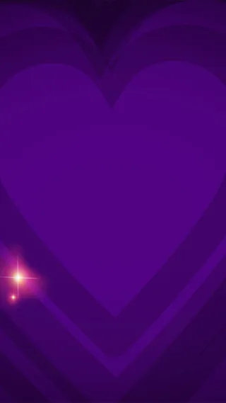 蓝色心形H5背景高清