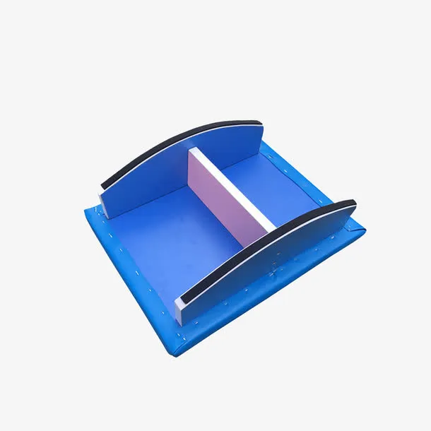 产品实物底座防滑蓝色平衡板免抠