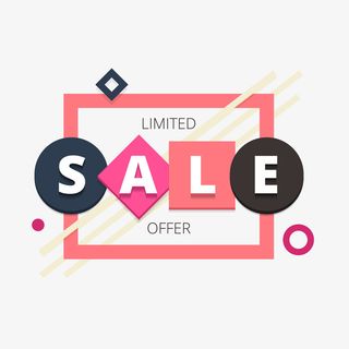 粉色活动边框矢量图免抠