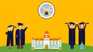 创意毕业季海报素材背景高清