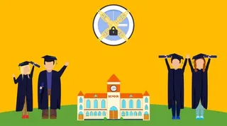 创意毕业季海报素材背景高清