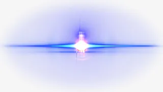 蓝色发光极光光晕光芒光效免抠