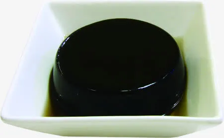 黑色龟苓膏套餐七夕情人节免抠