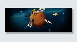 科技科幻海报banner背景高清