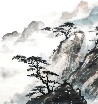 中国风山水背景高清