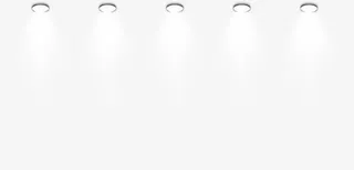 白色发光聚光灯投光灯舞台灯光光效免抠装饰效果特效元素