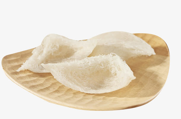 半透明白燕盏素材免抠
