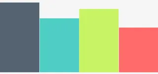 条形统计图表商务ppt免抠