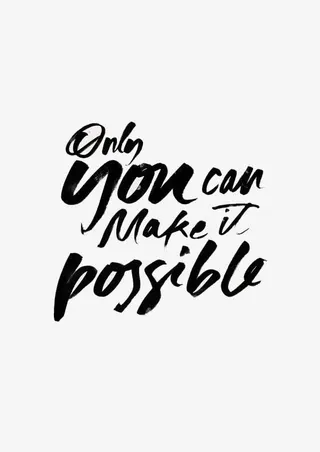 手绘英文字装饰免抠