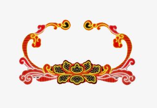 荷花霓虹藤蔓效果免抠