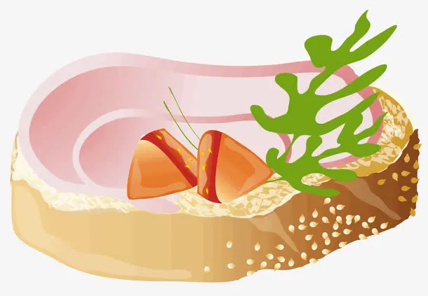 一种快餐类食物免抠