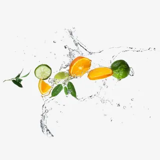 柠檬橙子广告素材免抠
